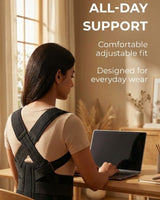 EaseDaily Posture Correction Belt worn on shoulders